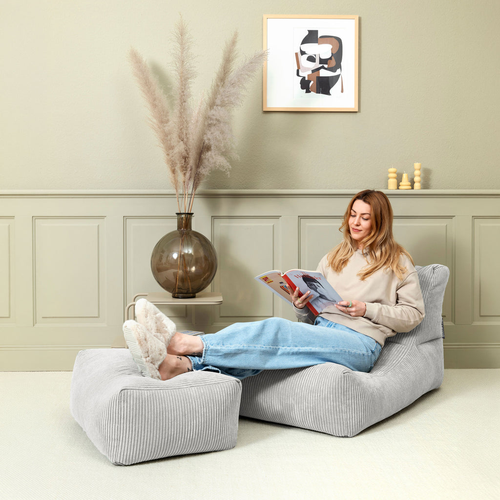 Pouf-chaise longue Shara Rock