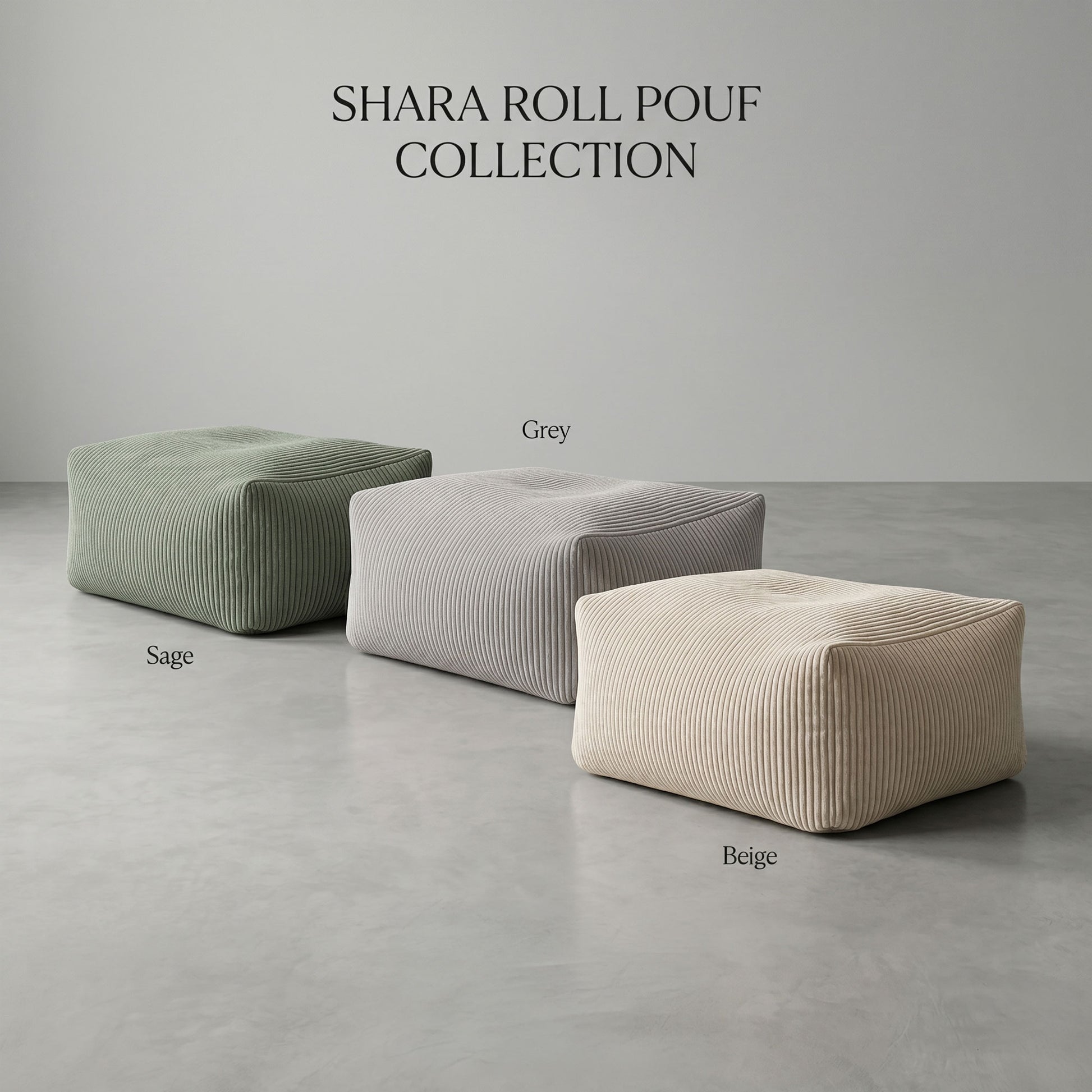 Pouf roulant Shara de Gouchee Home