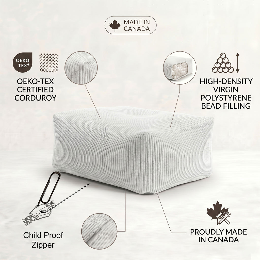 Pouf roulant Shara de Gouchee Home