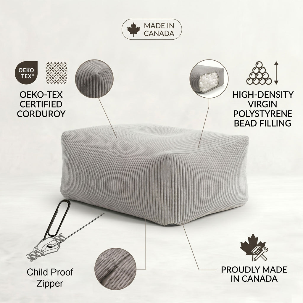 Pouf roulant Shara de Gouchee Home