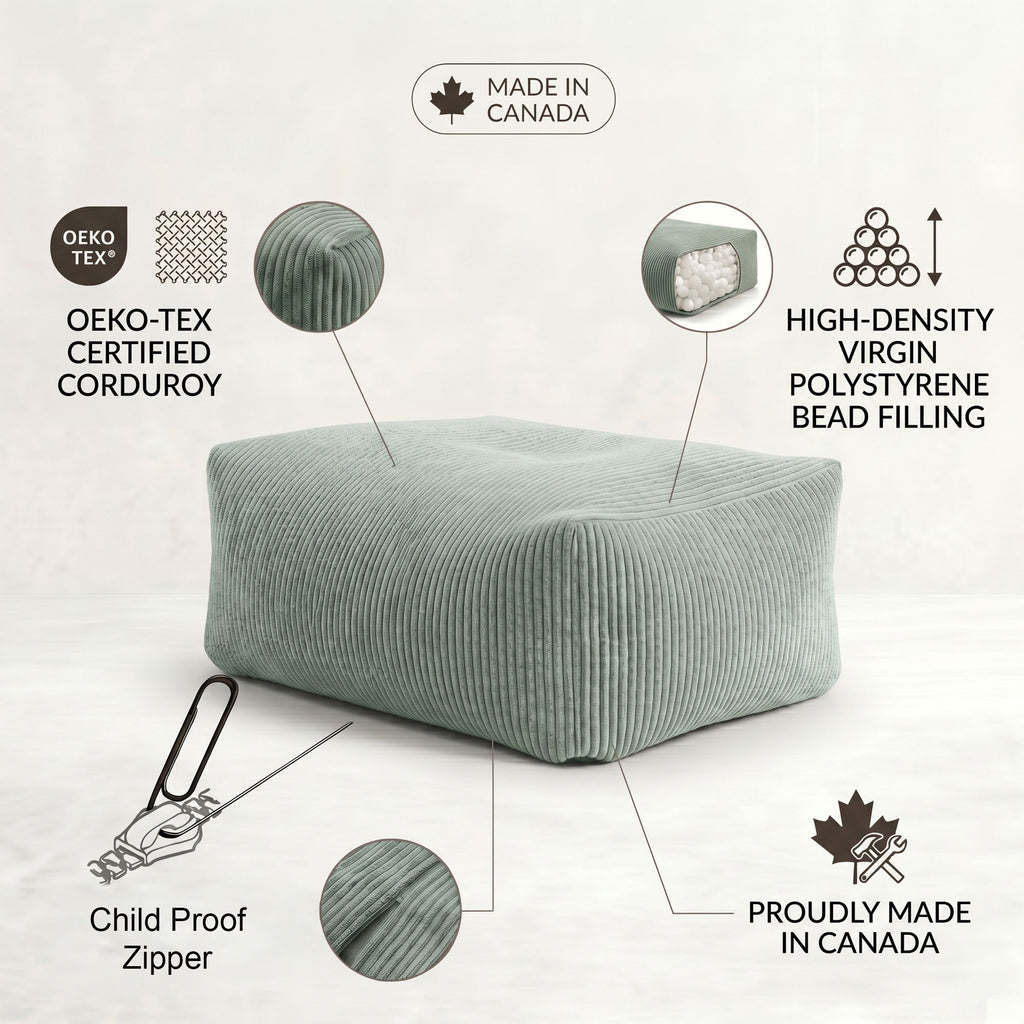 Pouf roulant Shara de Gouchee Home