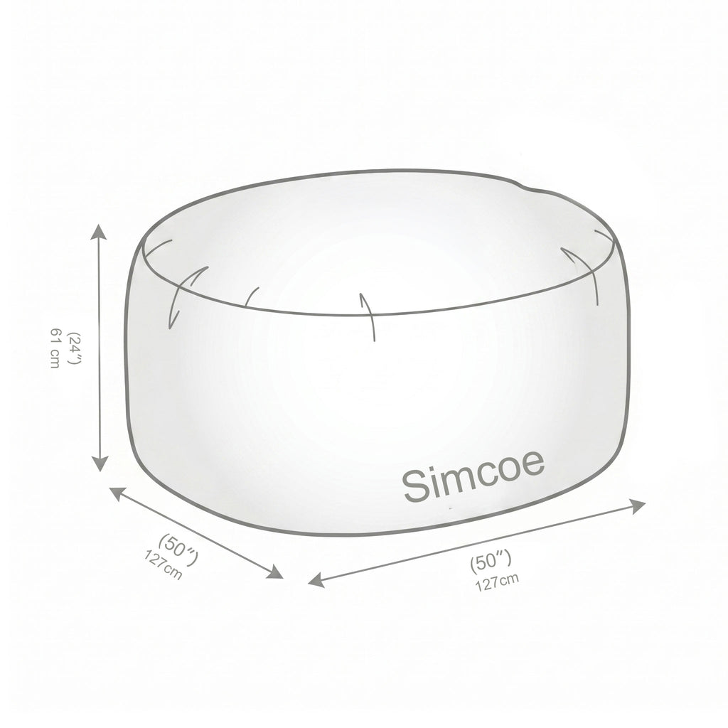 Simcoe Foam Bean Bag Chair