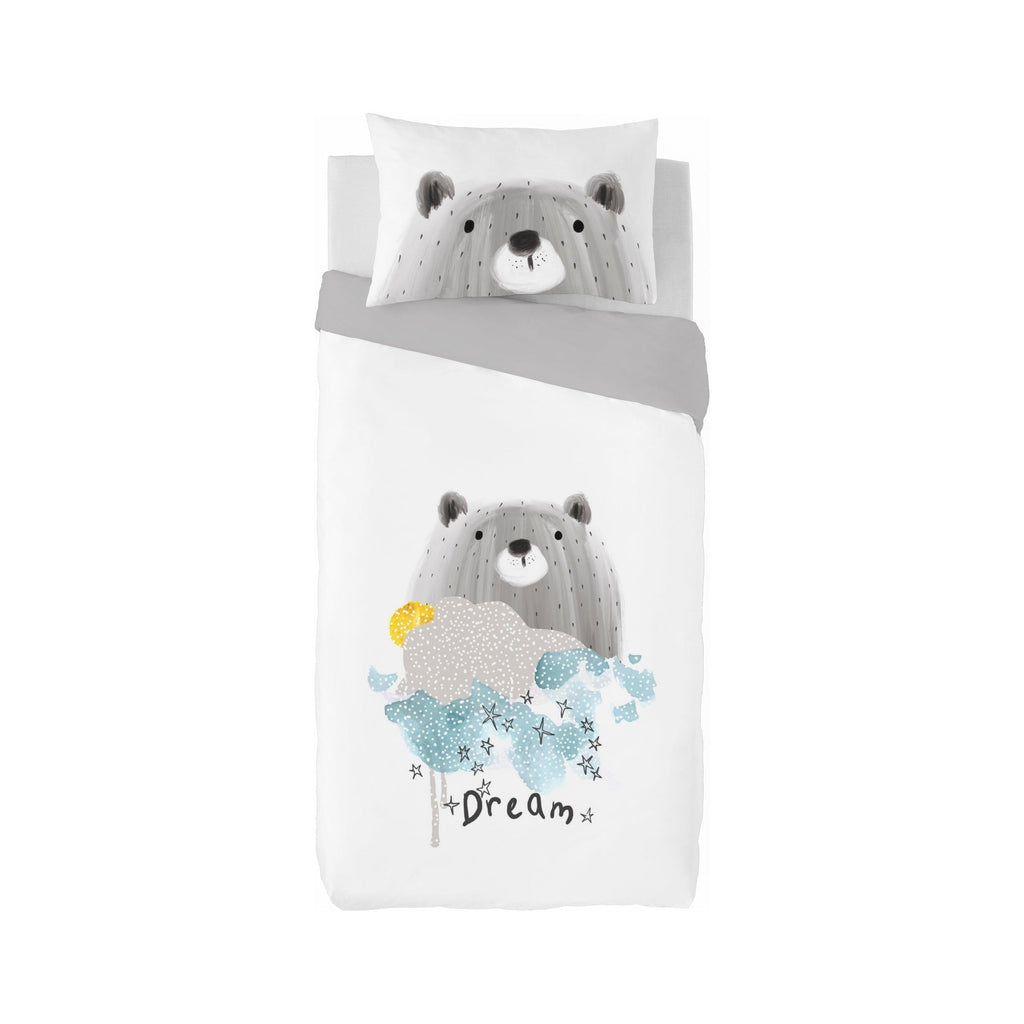 Bear Dream Twin 2pcs Duvet Cover Set (66"Wx86"L)