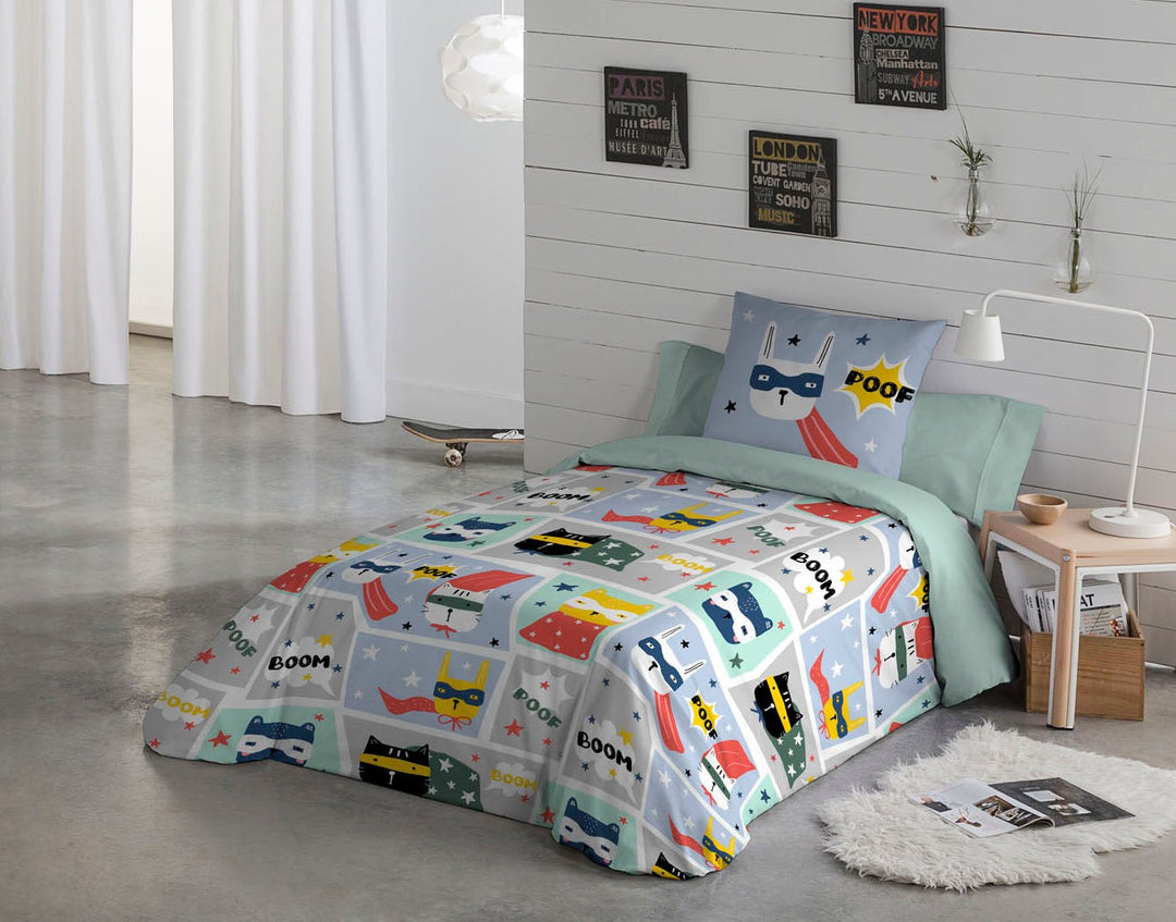 Ensemble de housse de couette 2 pièces Boom Twin (66"L x 86"L)