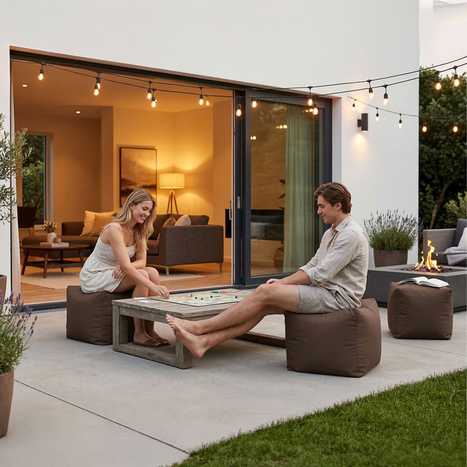 Cube Brava Pouf Ottoman