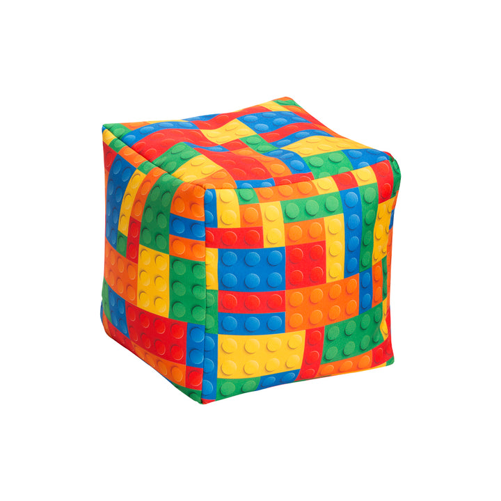 Pouf Ottoman Cube Briques