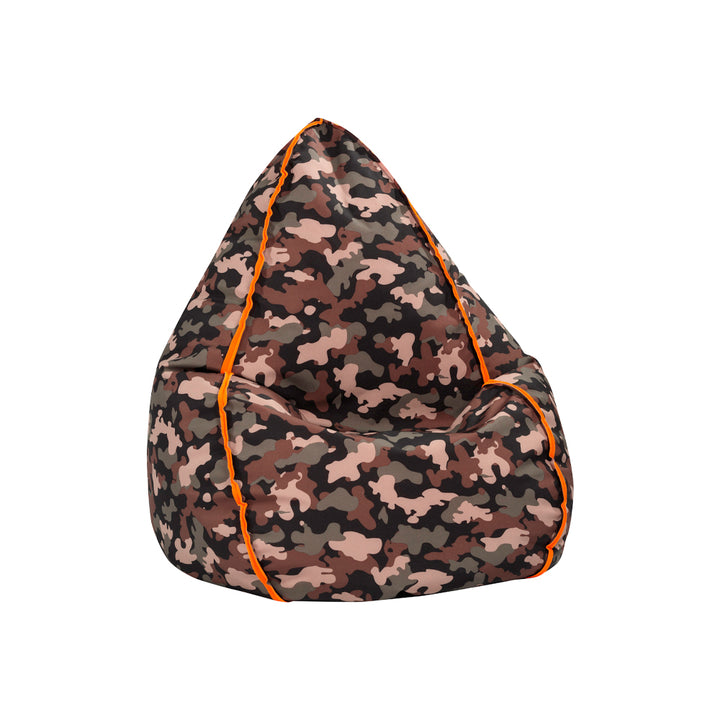 Fauteuil pouf camouflage