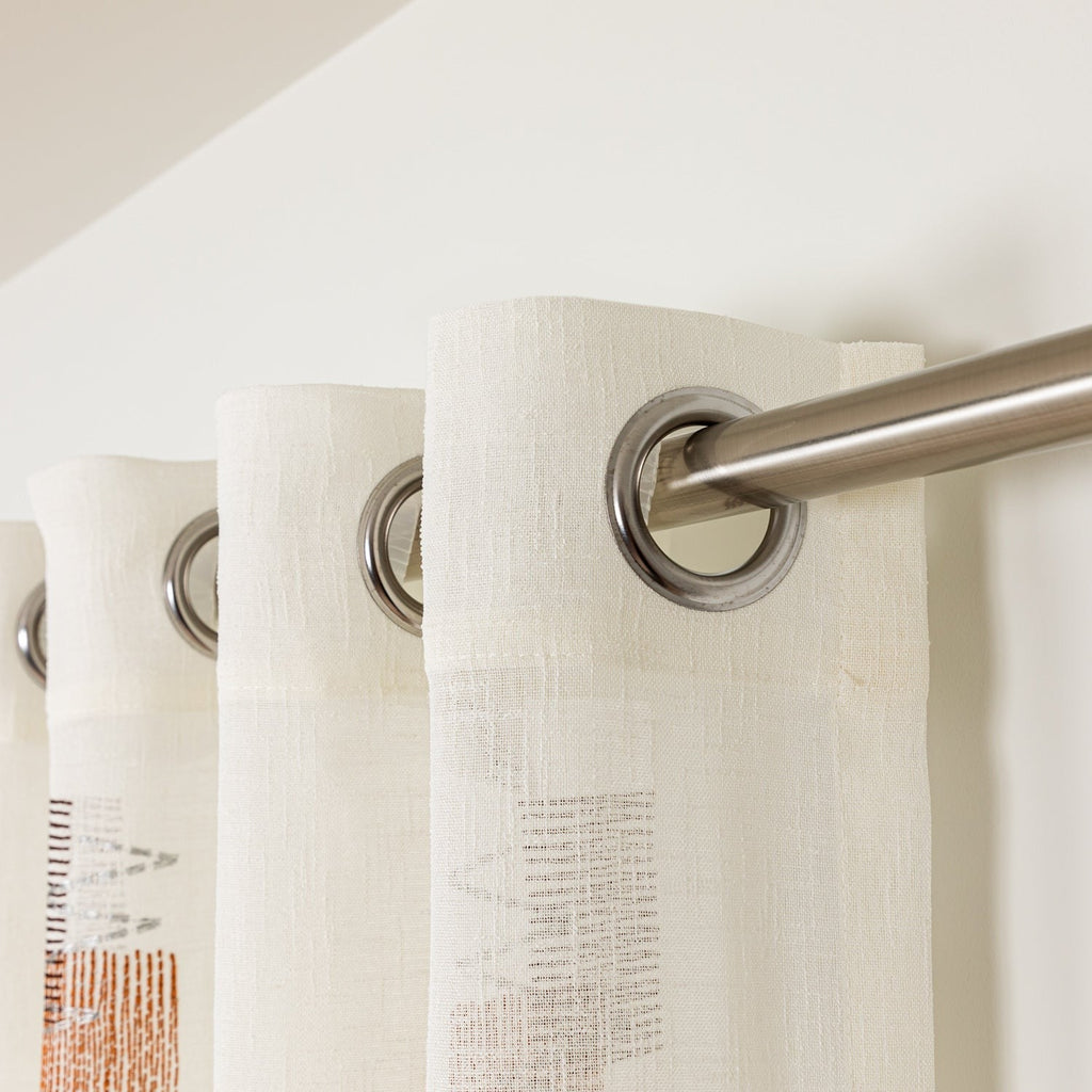 Rideau semi-transparent design 60"x96"