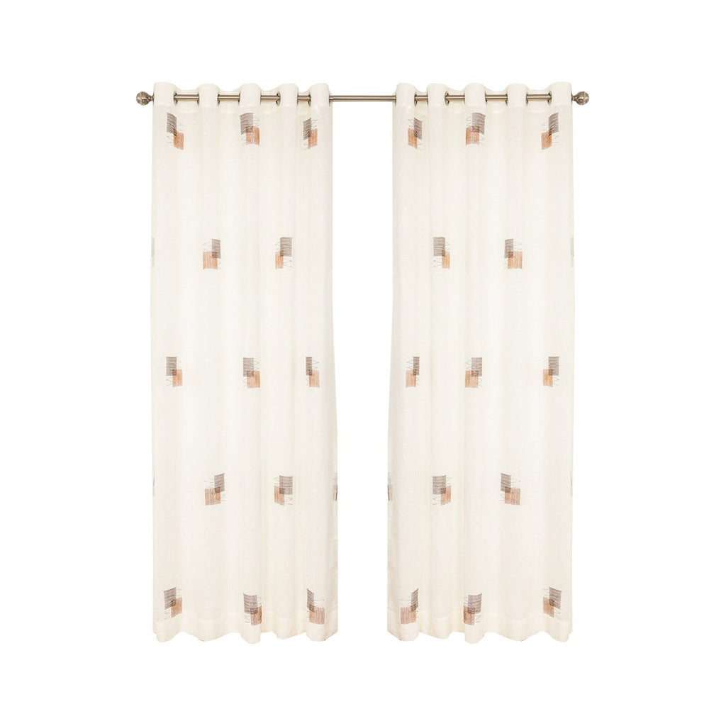 Rideau semi-transparent design 60"x96"