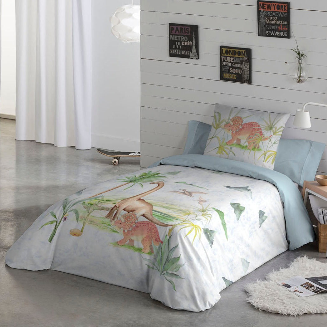 Dinosaur Twin 2pcs Duvet Cover Set (66"Wx86"L)