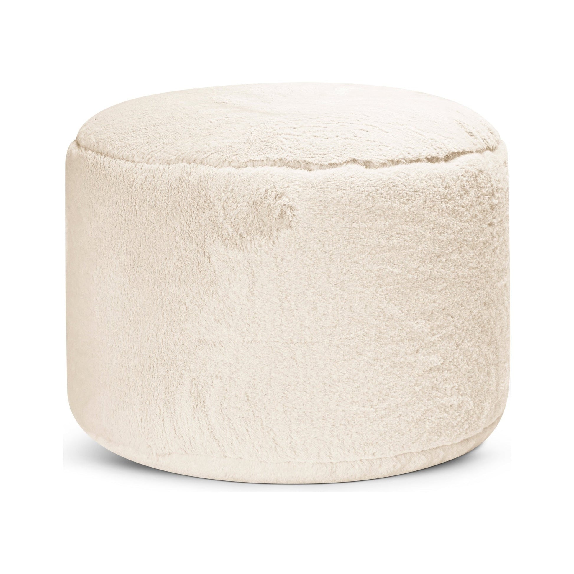 Dotcom Softy Faux Fur Pouf