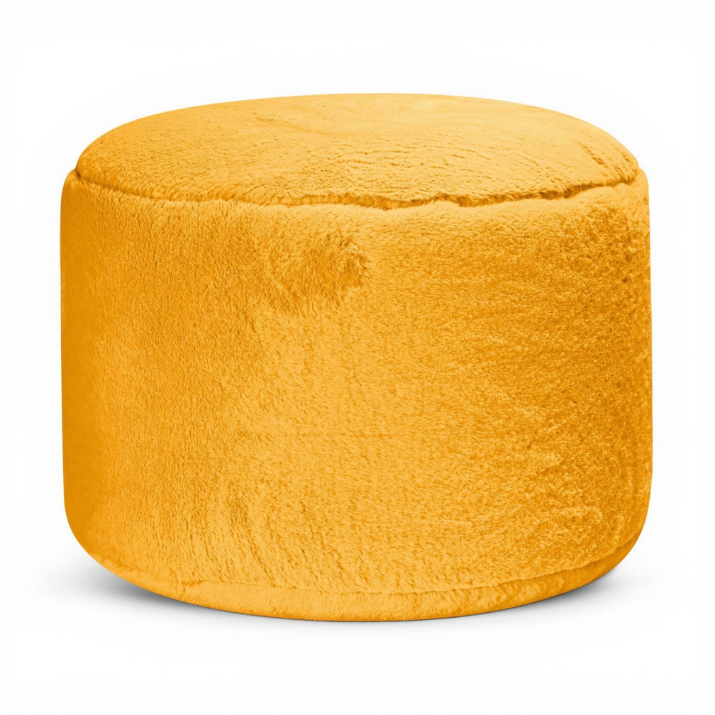 Dotcom Softy Faux Fur Pouf