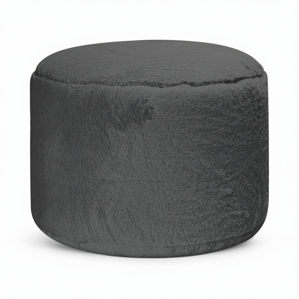 Dotcom Softy Faux Fur Pouf