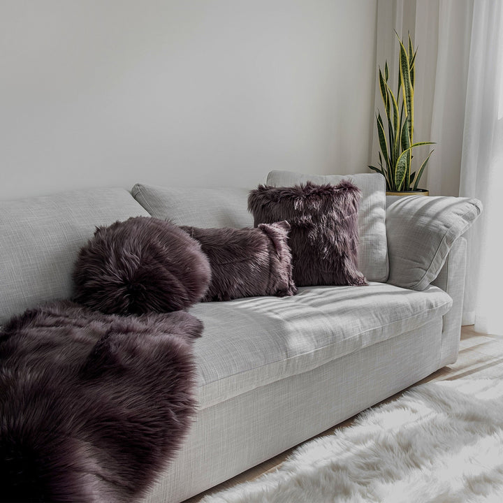 Cojín de piel sintética de Edimburgo, 2 piezas