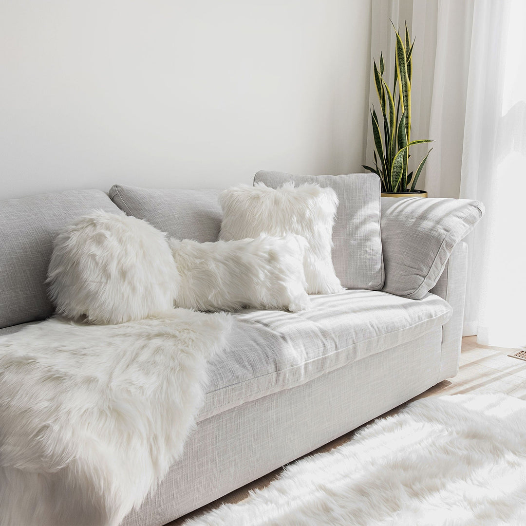 Cojín de piel sintética de Edimburgo, 2 piezas