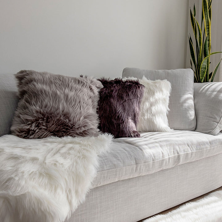 Cojín de piel sintética de Edimburgo, 2 piezas