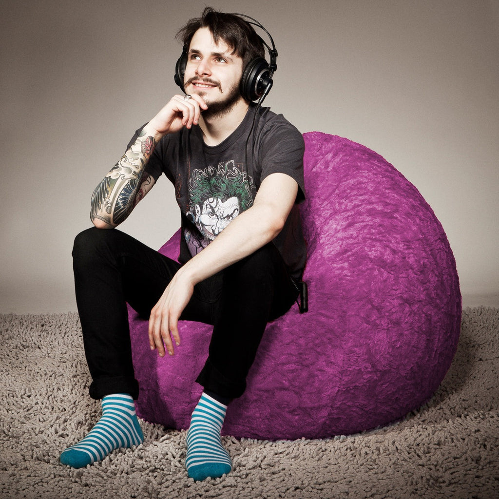 Sillón puff mullido