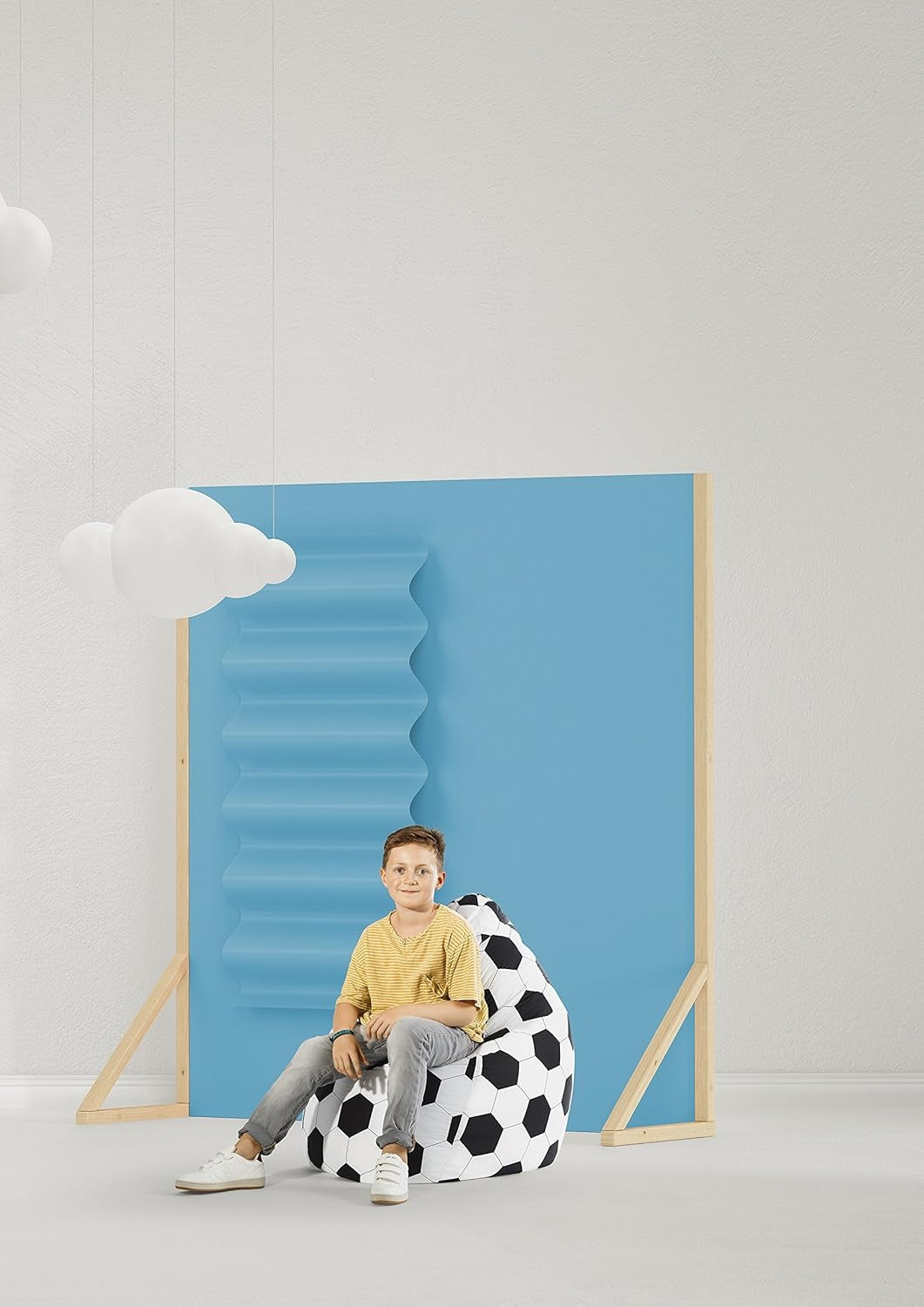 Fauteuil poire Fussball