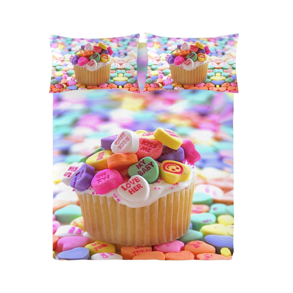 Cupcake Queen Cotton Duvet Cover Set