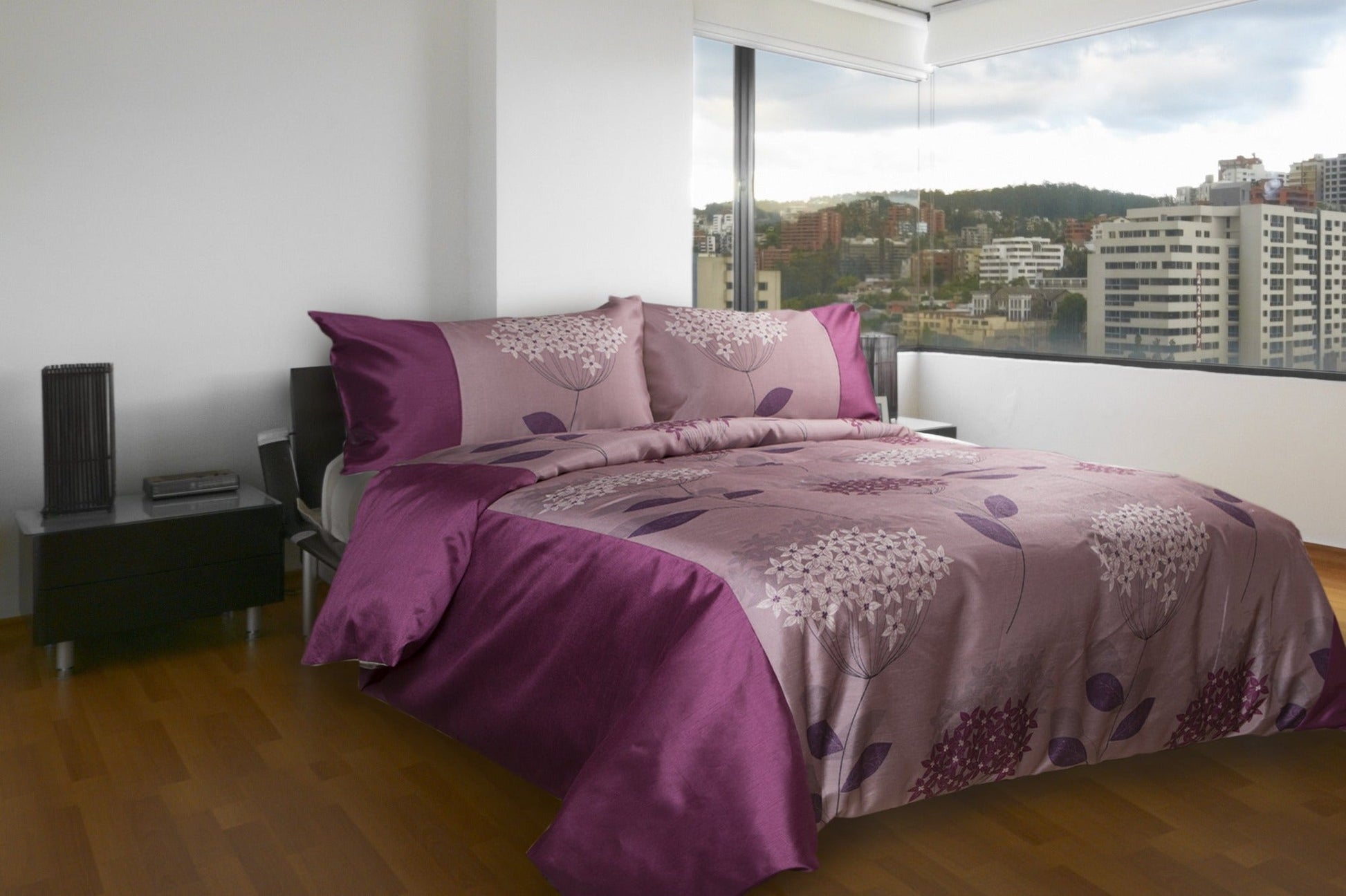 Gouchee Home Garden At Dusk Bedskirt