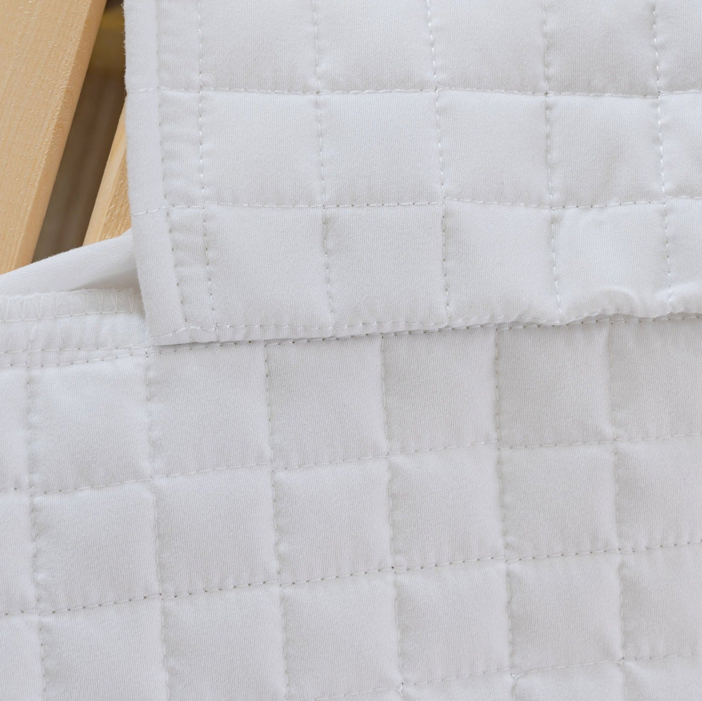 Gouchee Home Grid Bedskirt