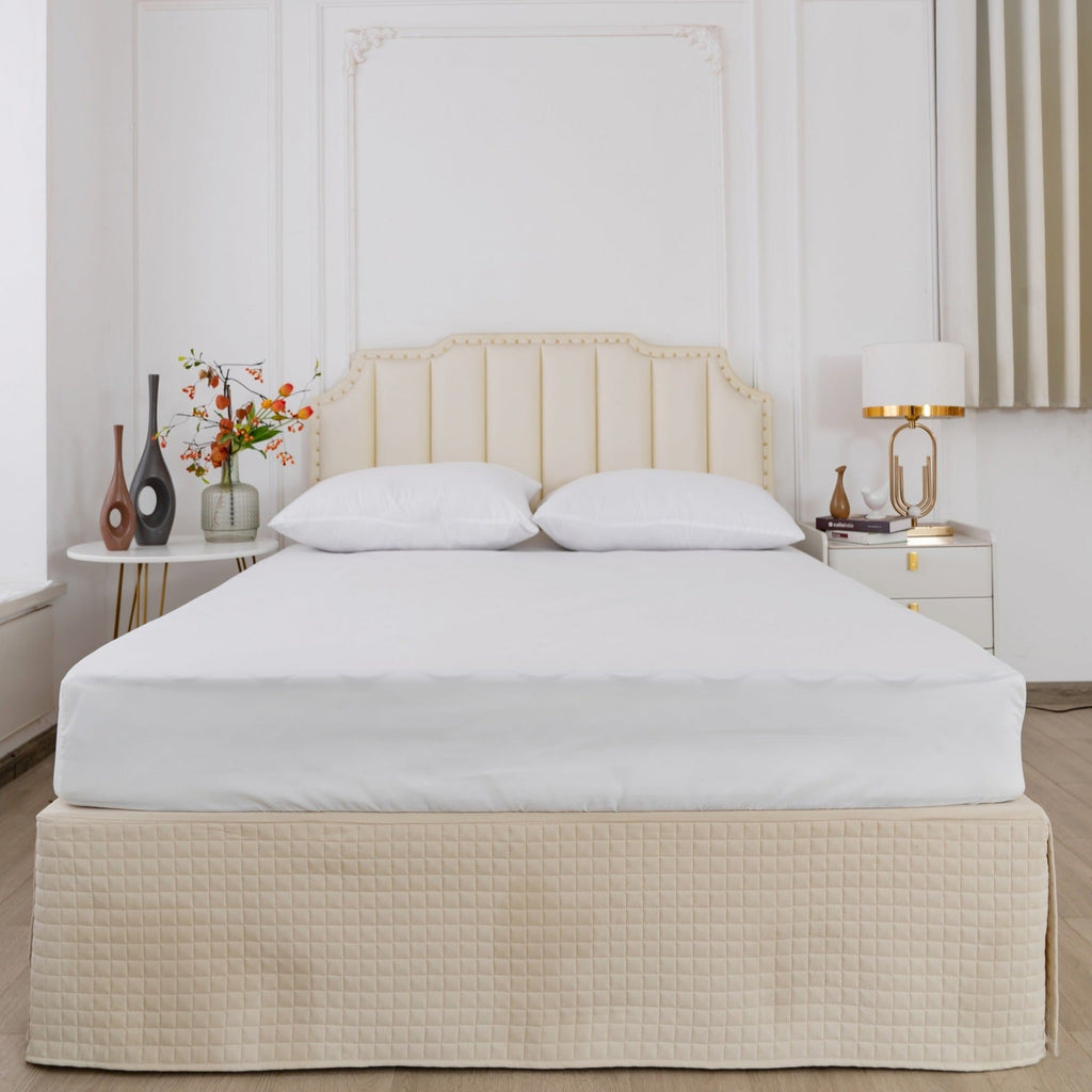 Gouchee Home Grid Bedskirt