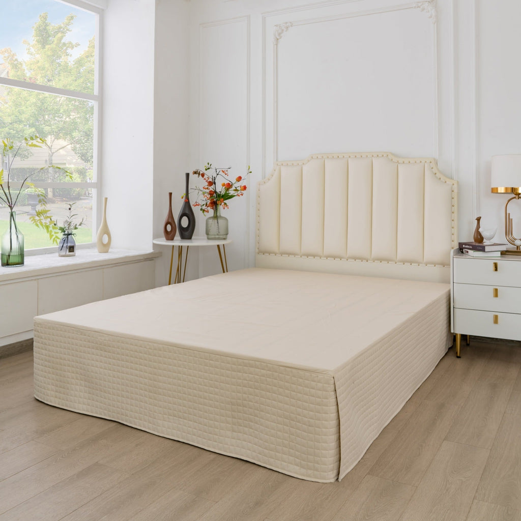 Gouchee Home Grid Bedskirt