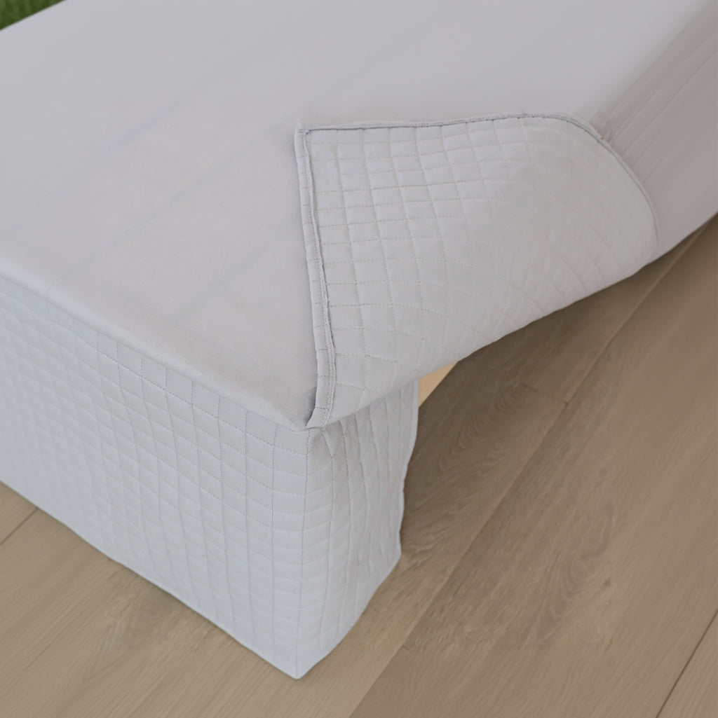 Gouchee Home Grid Bedskirt