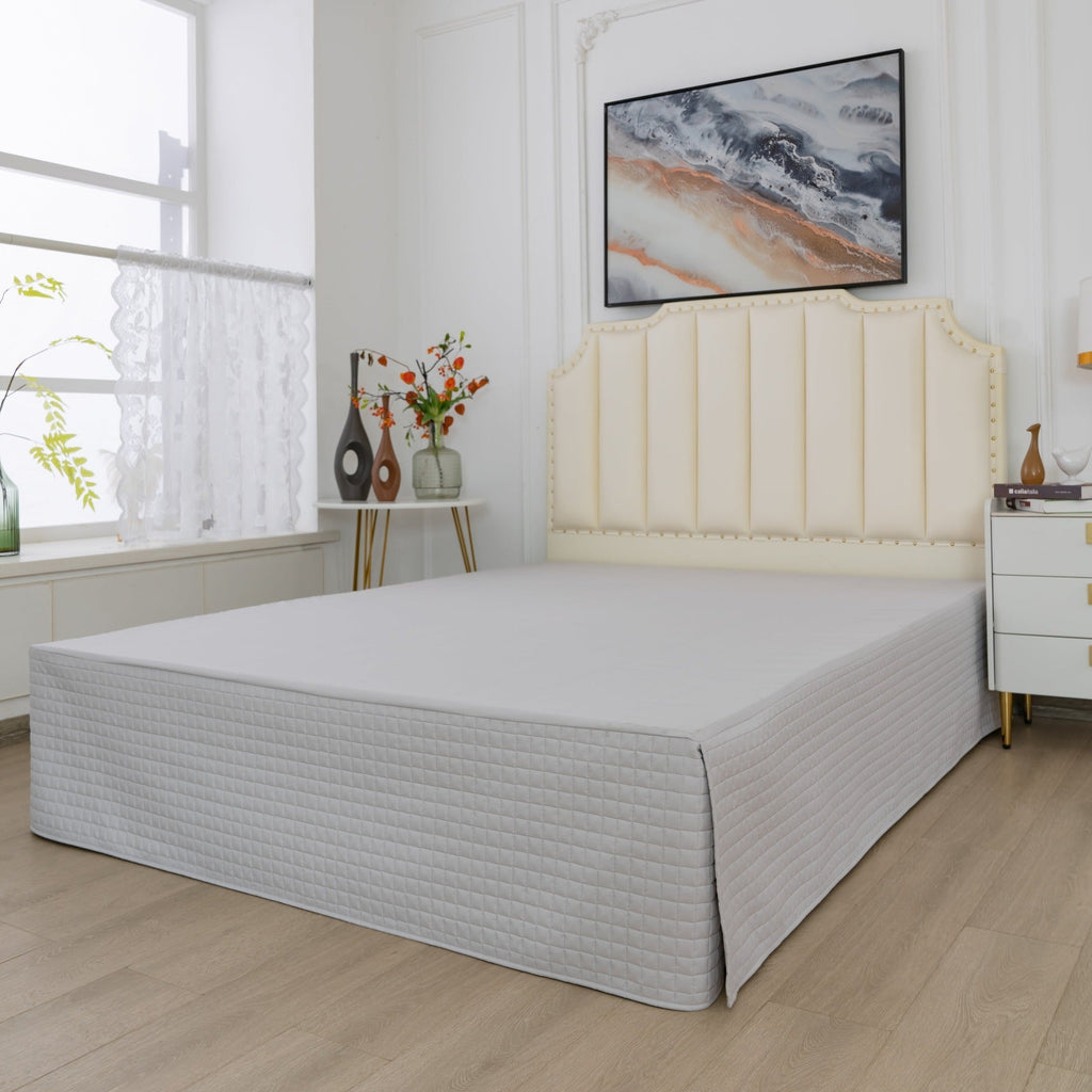 Gouchee Home Grid Bedskirt