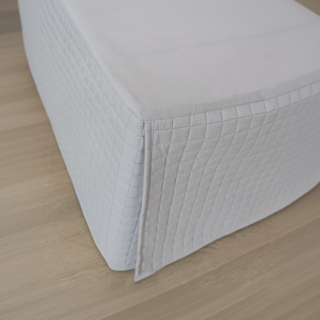 Gouchee Home Grid Bedskirt