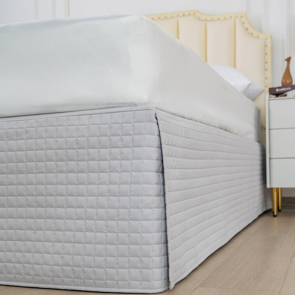 Gouchee Home Grid Bedskirt