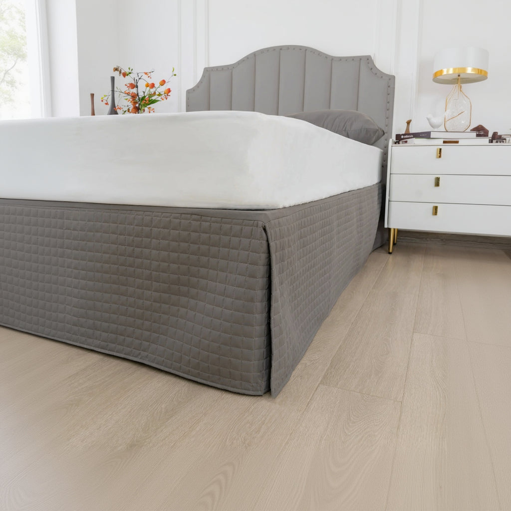 Gouchee Home Grid Bedskirt