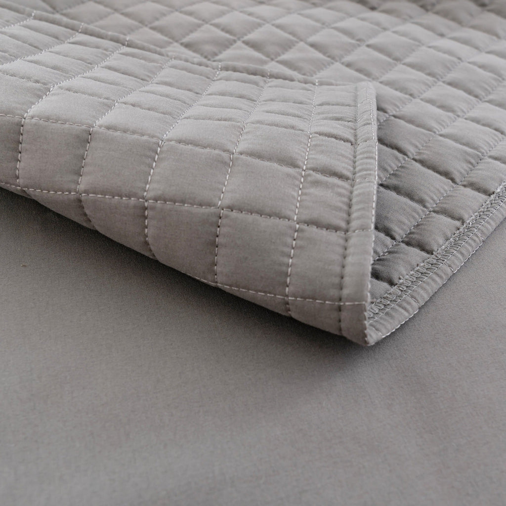 Gouchee Home Grid Bedskirt