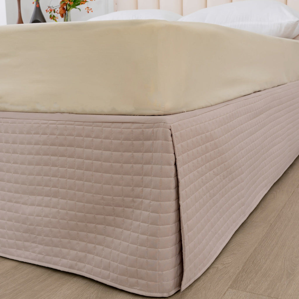 Gouchee Home Grid Bedskirt