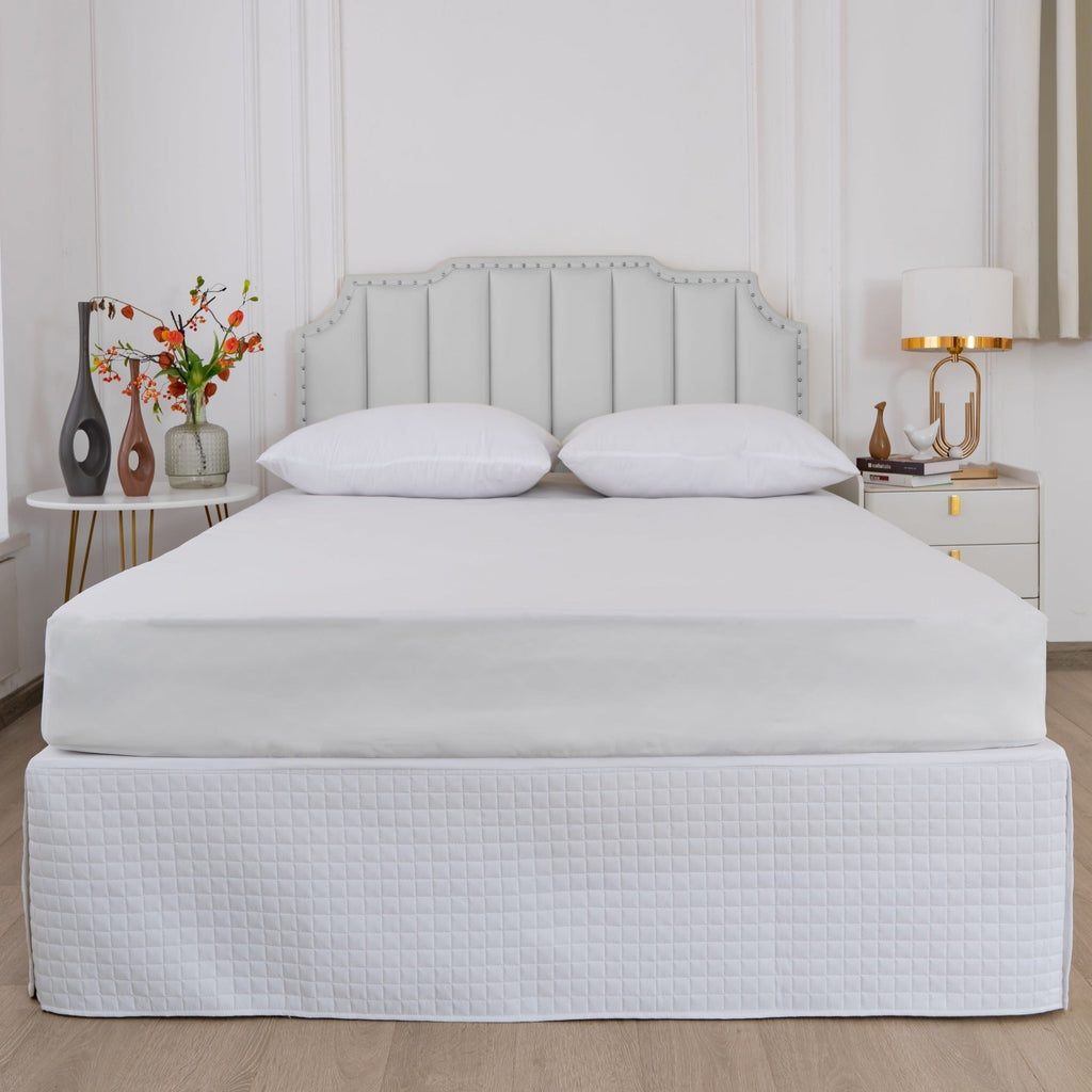 Gouchee Home Grid Bedskirt