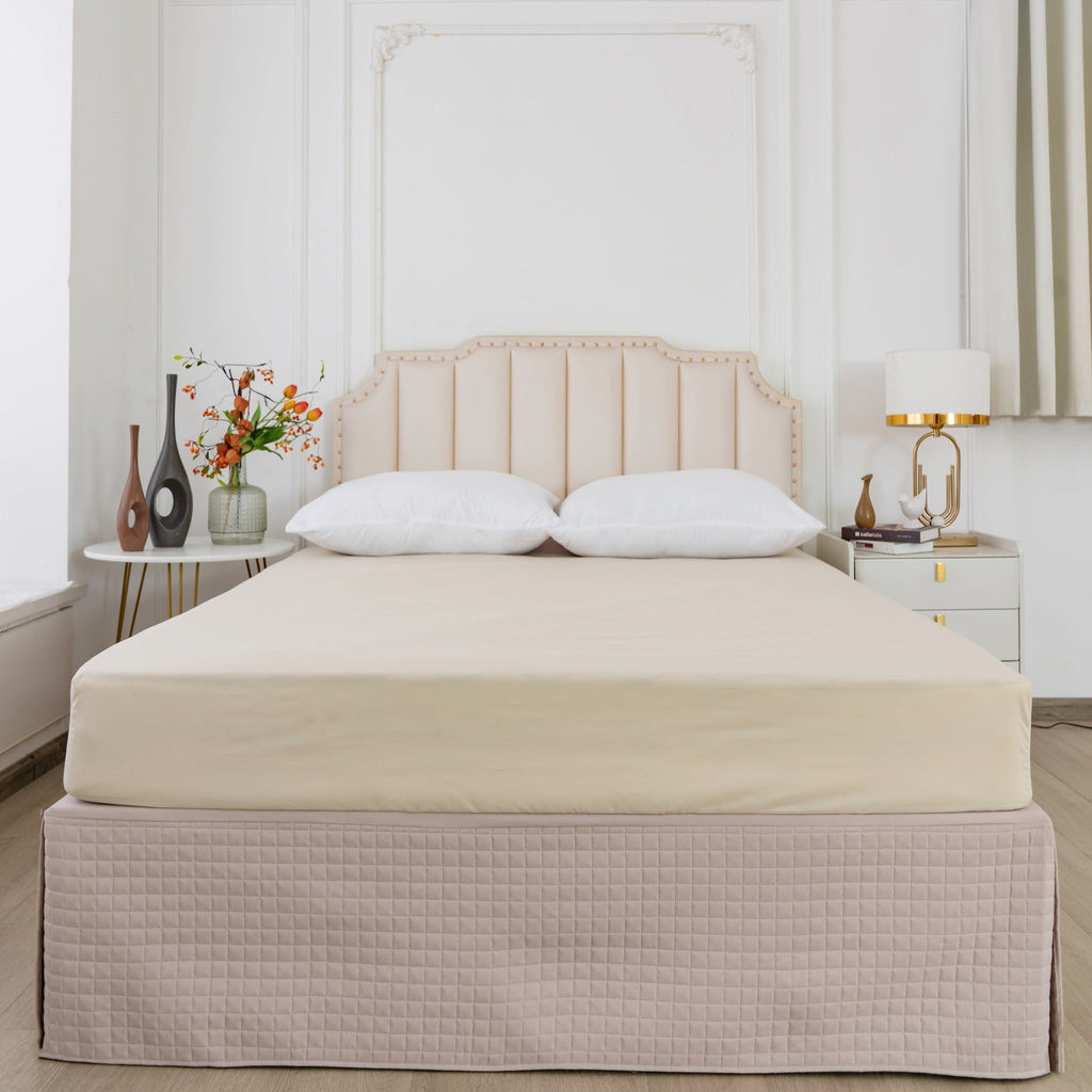 Gouchee Home Grid Bedskirt