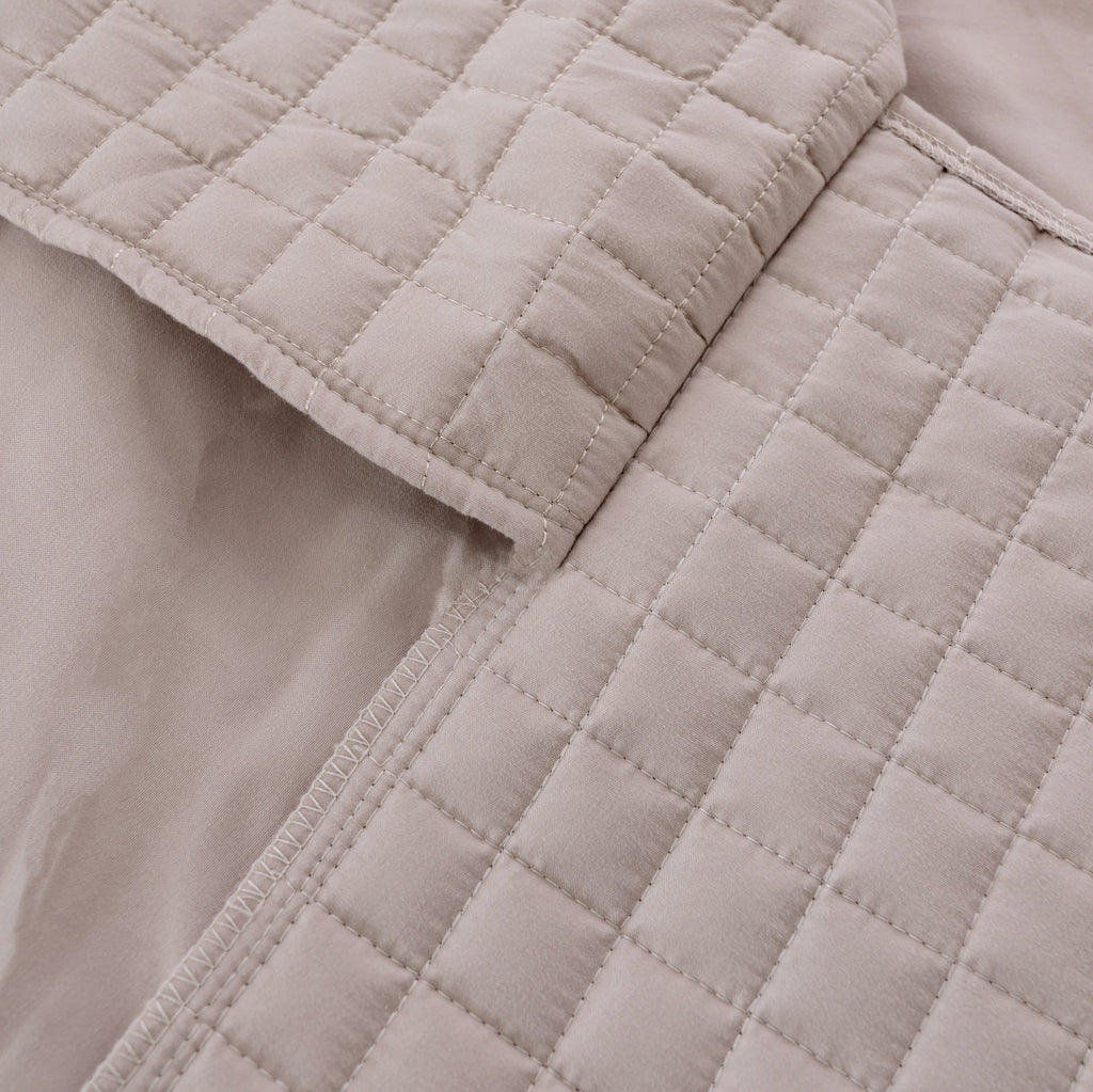 Gouchee Home Grid Bedskirt