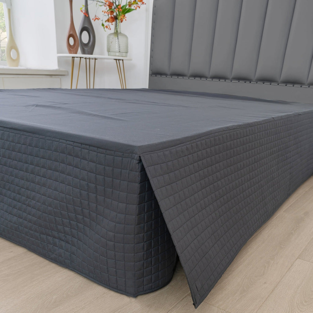 Gouchee Home Grid Bedskirt