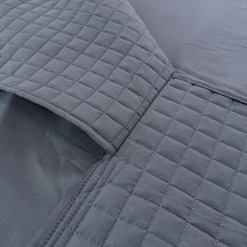 Gouchee Home Grid Bedskirt