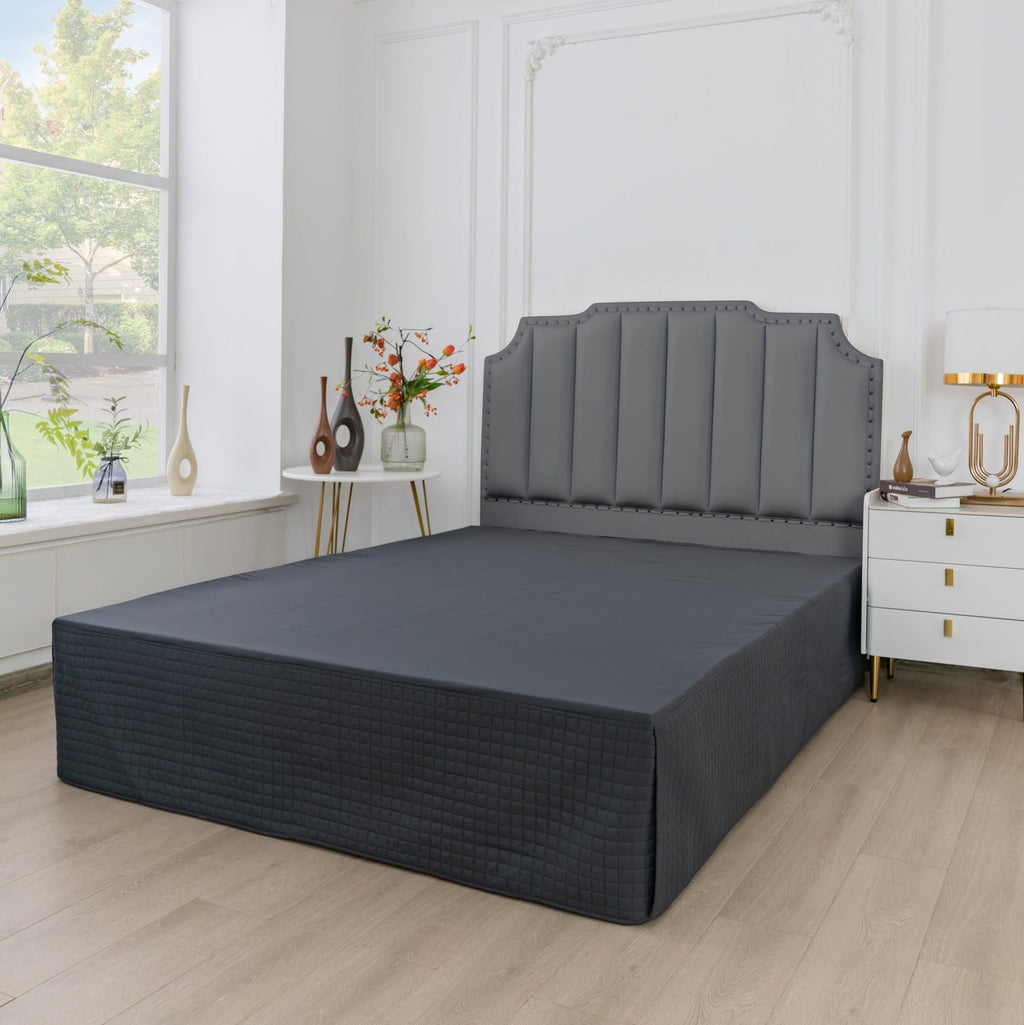 Gouchee Home Grid Bedskirt