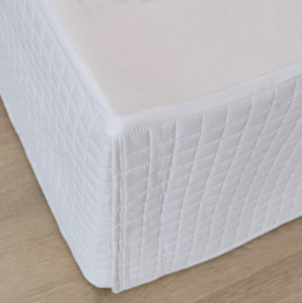 Gouchee Home Grid Bedskirt