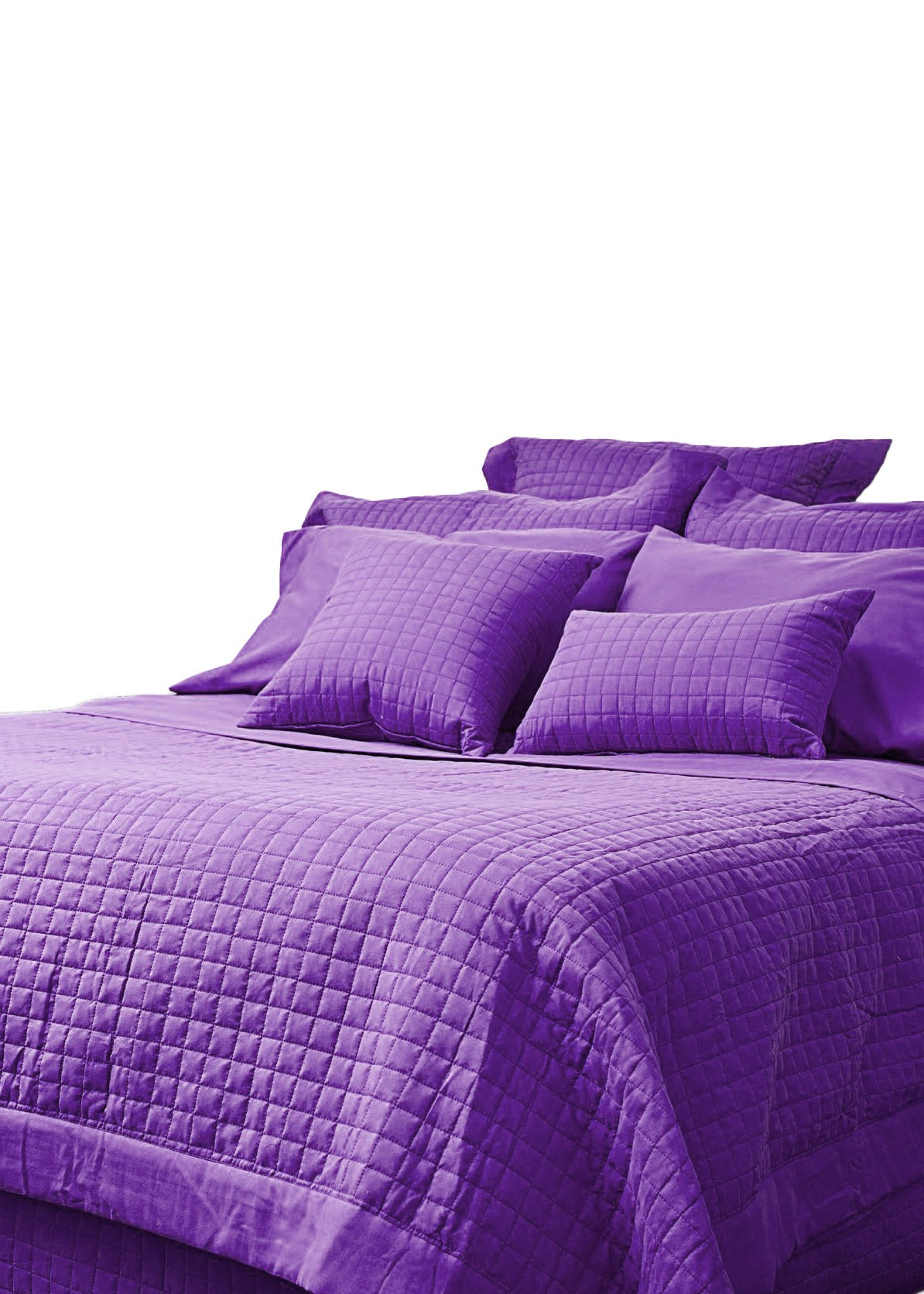 Gouchee Home Grid Bedskirt