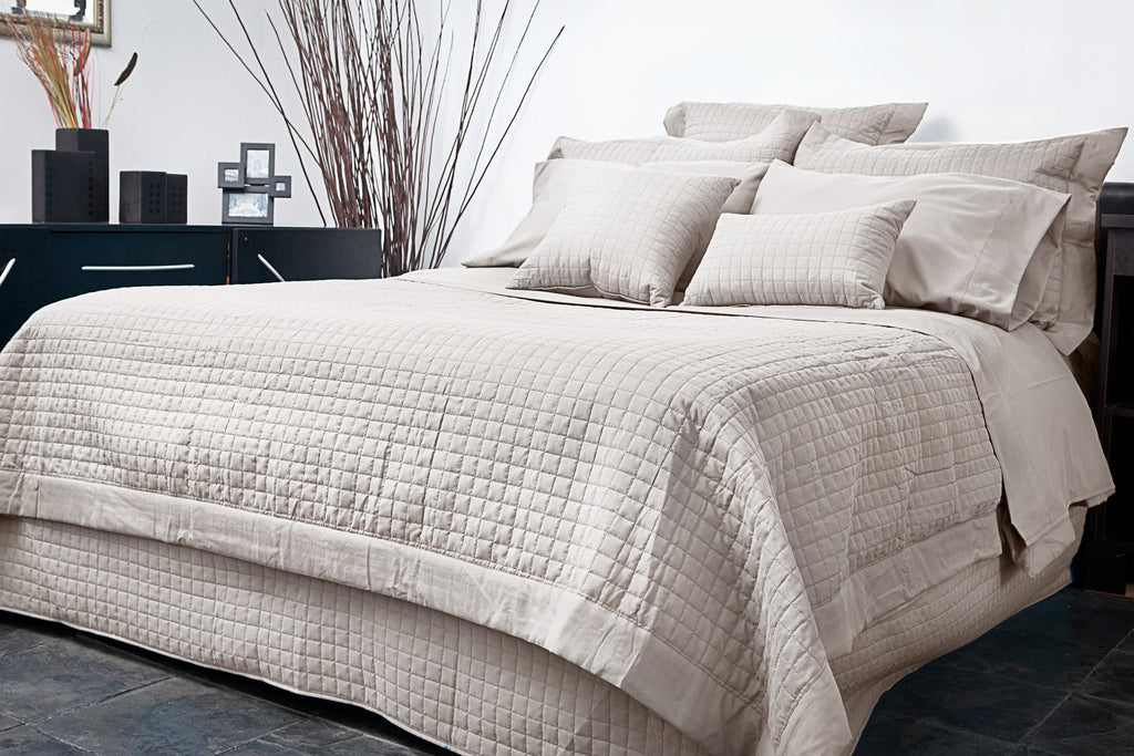 Gouchee Home Grid Bedskirt