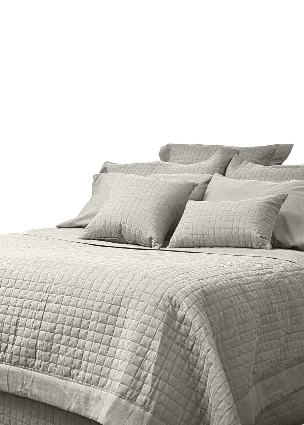 Gouchee Home Grid Bedskirt