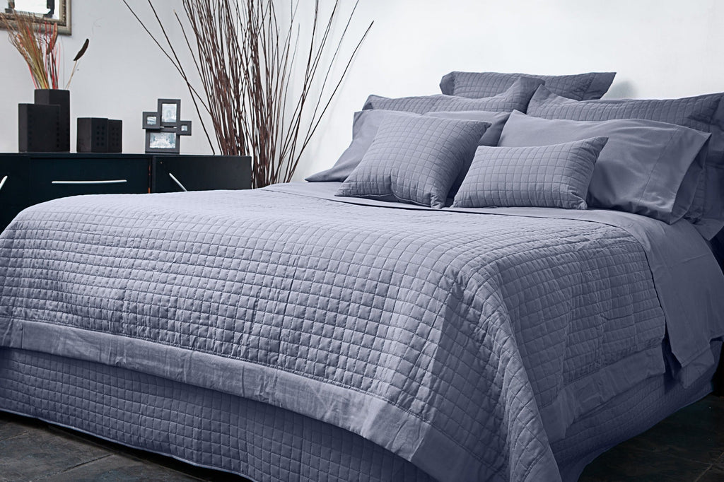 Gouchee Home Grid Bedskirt