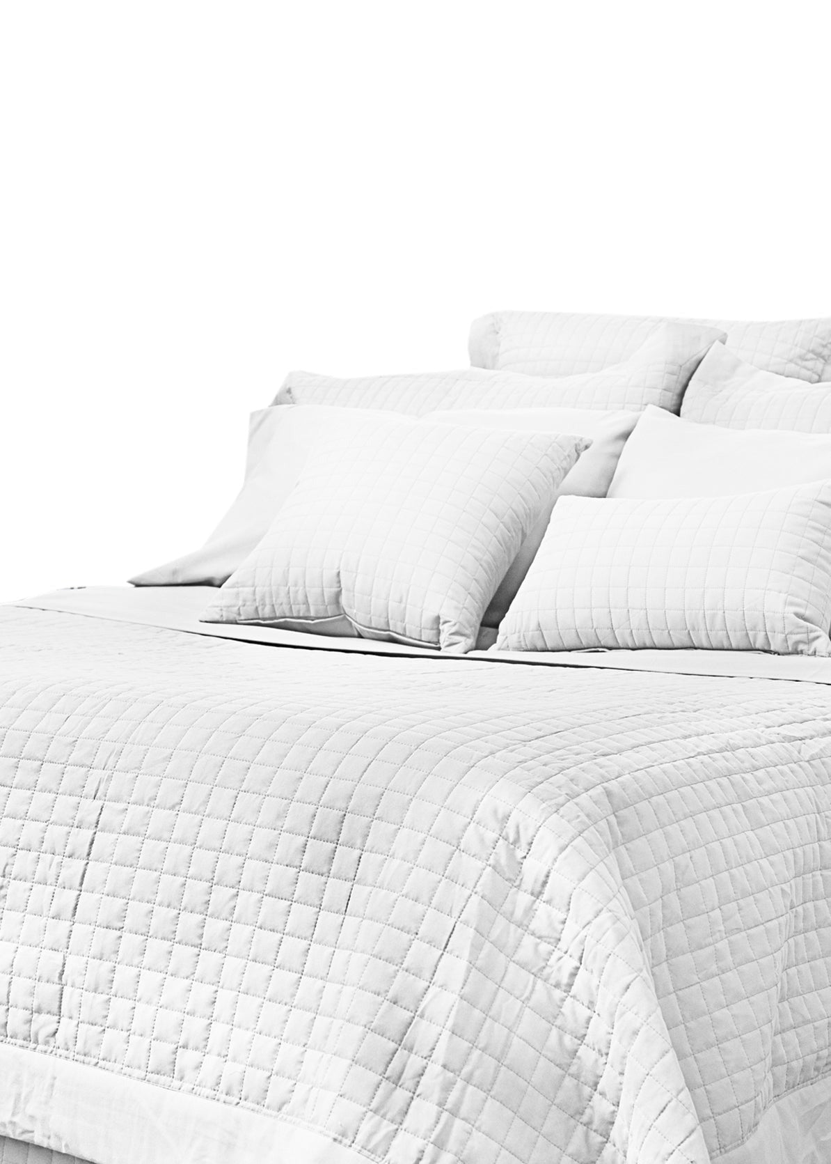 Gouchee Home Grid Bedskirt