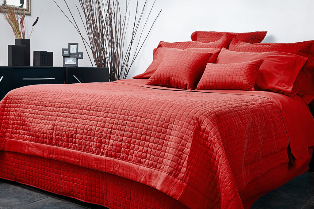 Gouchee Home Grid Bedskirt