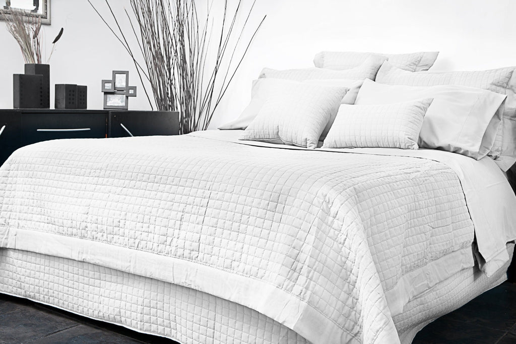 Gouchee Home Grid Bedskirt