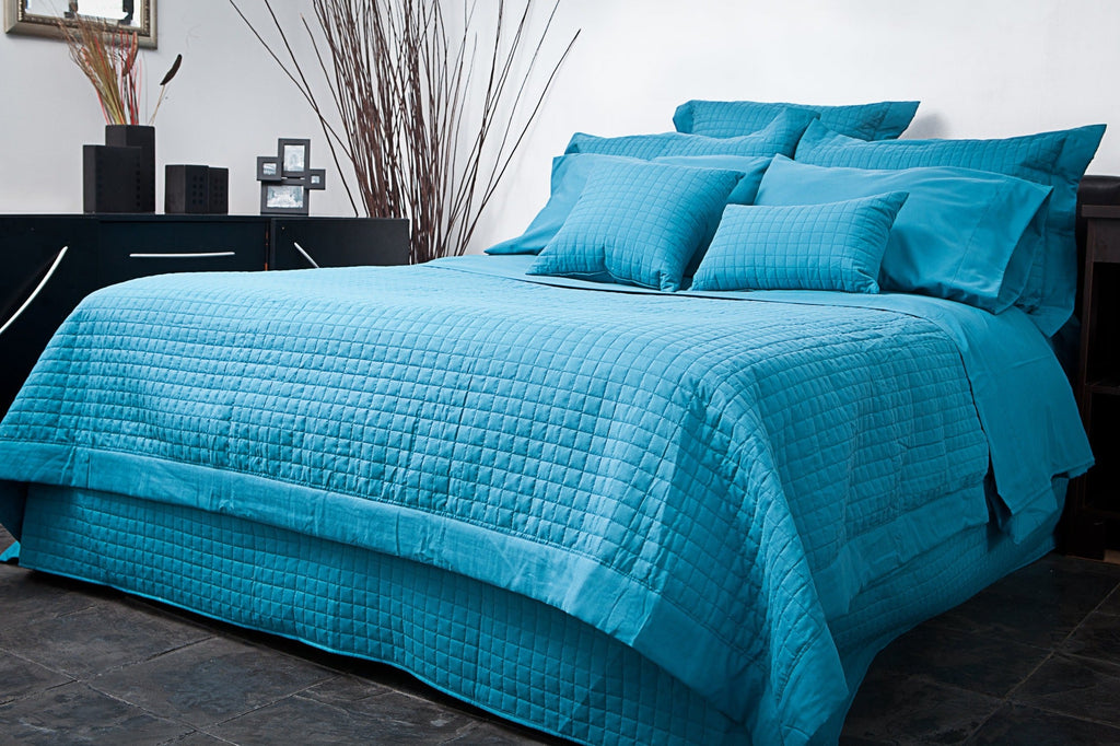 Gouchee Home Grid Bedskirt