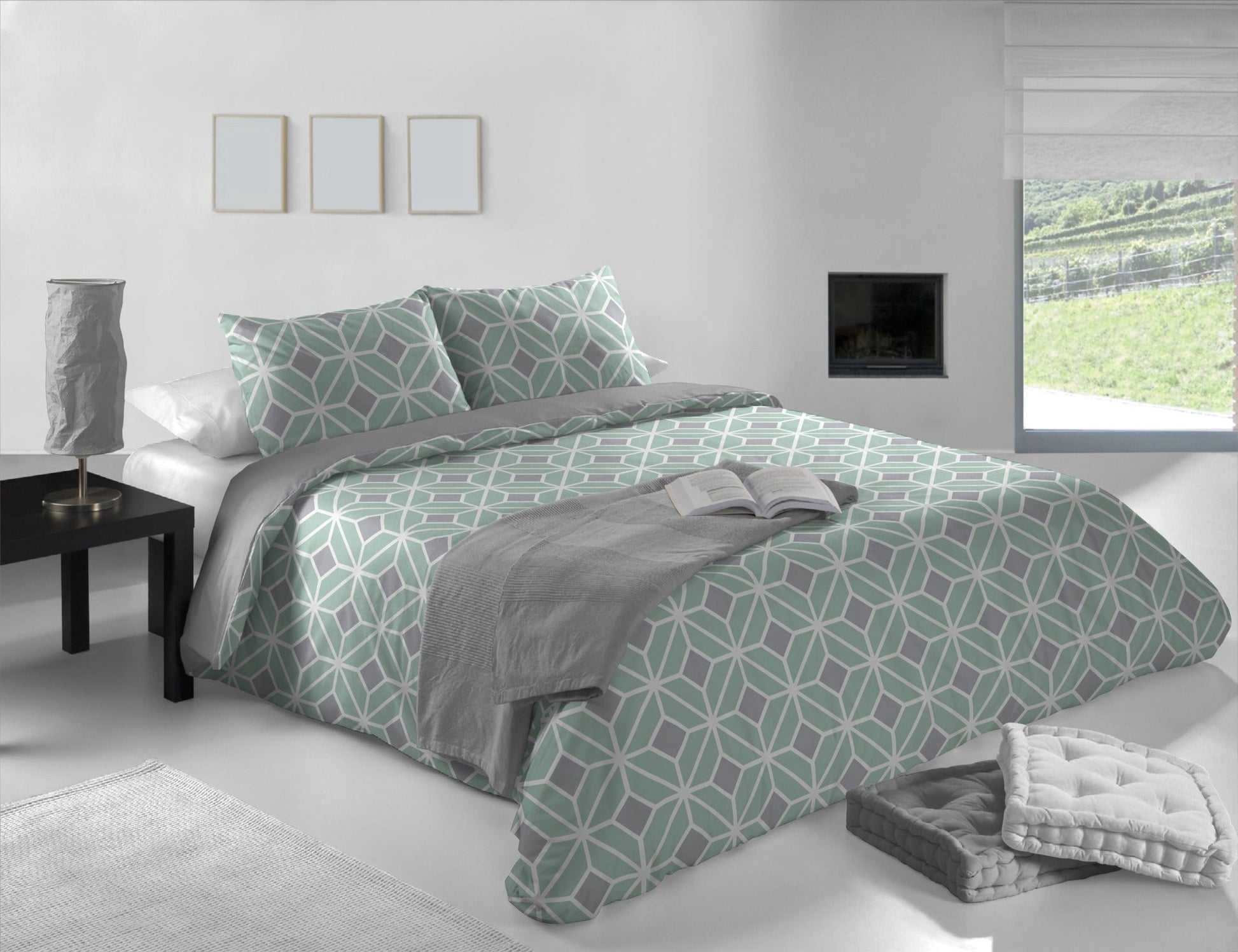 Komet Cotton Duvet Cover Set